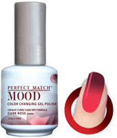 LeChat Mood Perfect Match Color Changing Gel Polish, MPMG34, Dark Rose, 0.5oz KK0823BB