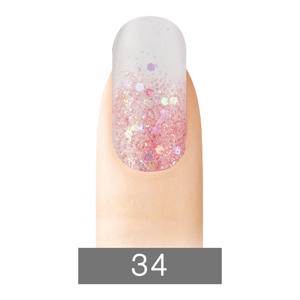 Cre8tion Nail Art Glitter, 034, 1oz, 1101-0525 OK0426VD