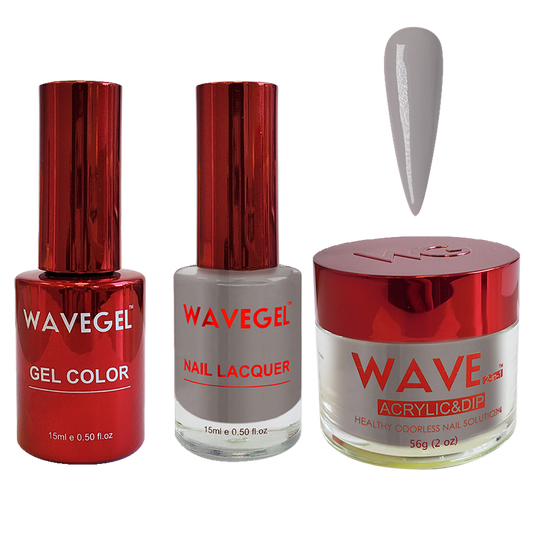 Wave Gel 4in1 Dipping Powder + Gel Polish + Nail Lacquer, QUEEN Collection, 034, Abroad