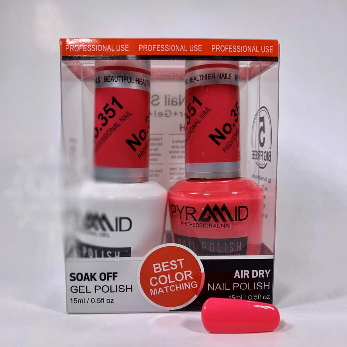 Pyramid Gel Polish + Nail Lacquer, 351, 0.5oz