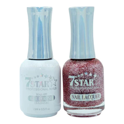 7 Star Nail Lacquer + Gel Polish Matching Pair, 353 0.5oz