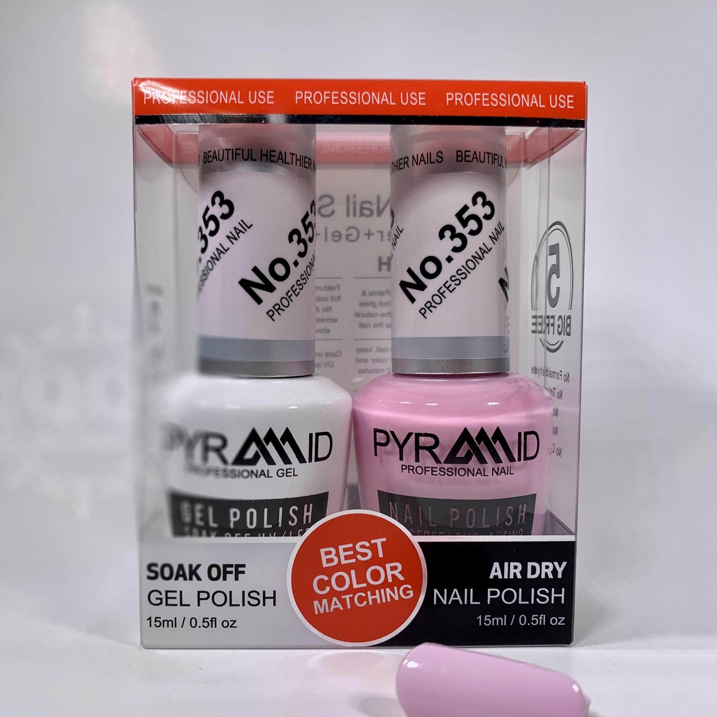 Pyramid Gel Polish + Nail Lacquer, 353, 0.5oz OK0529VD