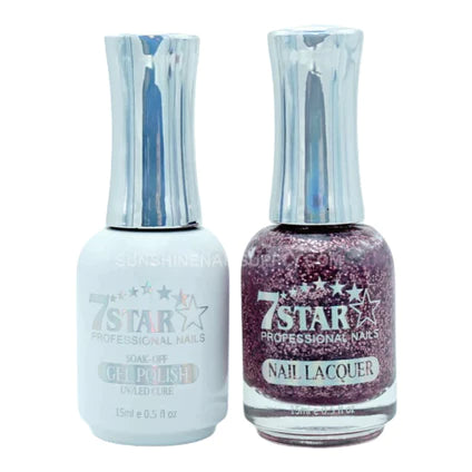 7 Star Nail Lacquer + Gel Polish Matching Pair, 354 0.5oz