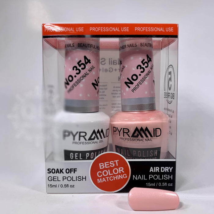 Pyramid Gel Polish + Nail Lacquer, 354, 0.5oz