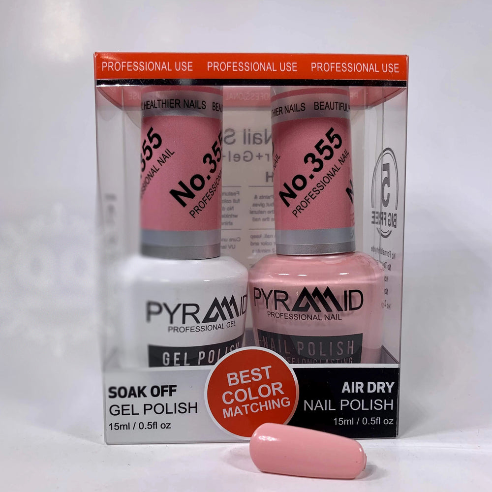 Pyramid Gel Polish + Nail Lacquer, 355, 0.5oz