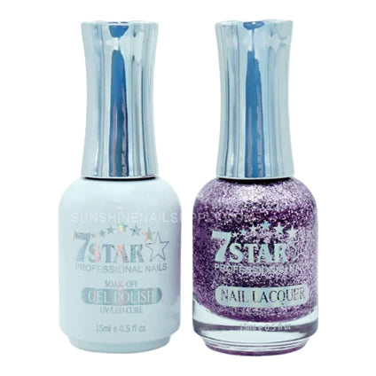 7 Star Nail Lacquer + Gel Polish Matching Pair, 357, 0.5oz