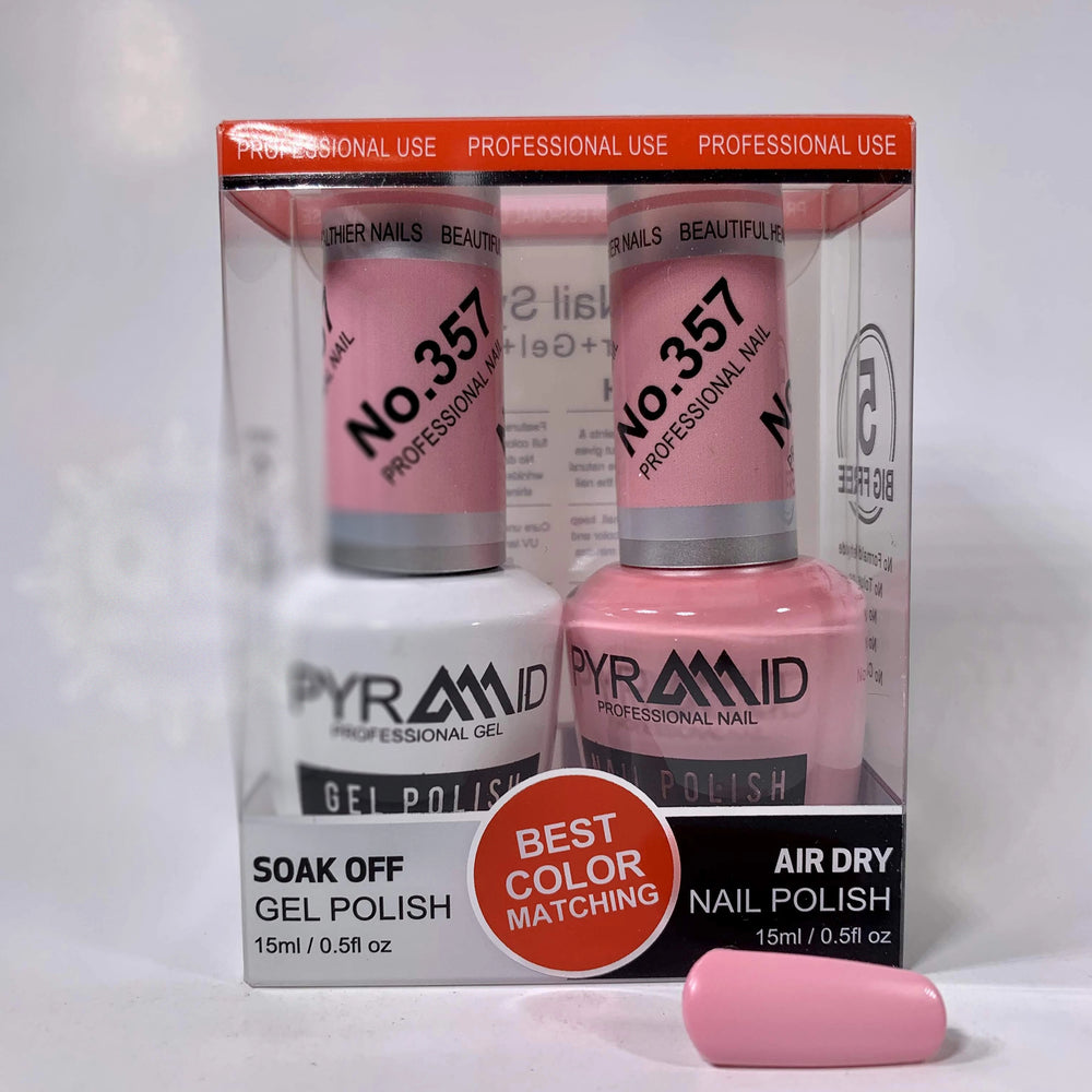 Pyramid Gel Polish + Nail Lacquer, 357, 0.5oz