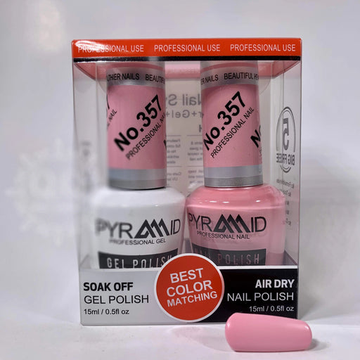 Pyramid Gel Polish + Nail Lacquer, 357, 0.5oz