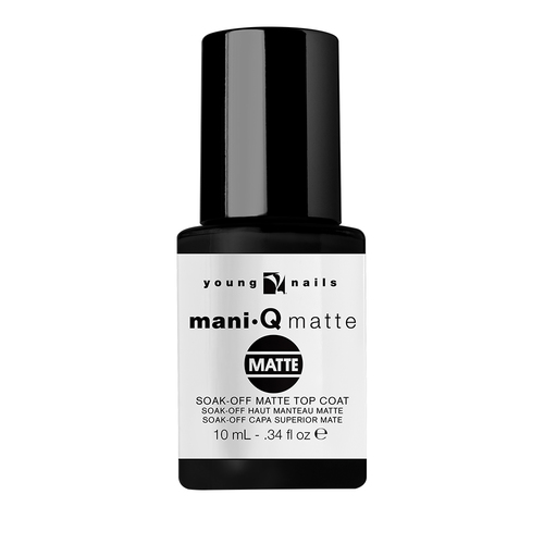 Young Nails Gel Polish, ManiQ Color Collection, MC30070, Matte Top Coat, 0.34oz OK0904LK