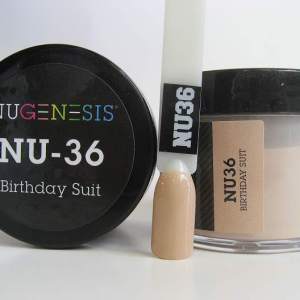 Nugenesis Dipping Powder, NU 036, Birthday Suit, 2oz MH1005