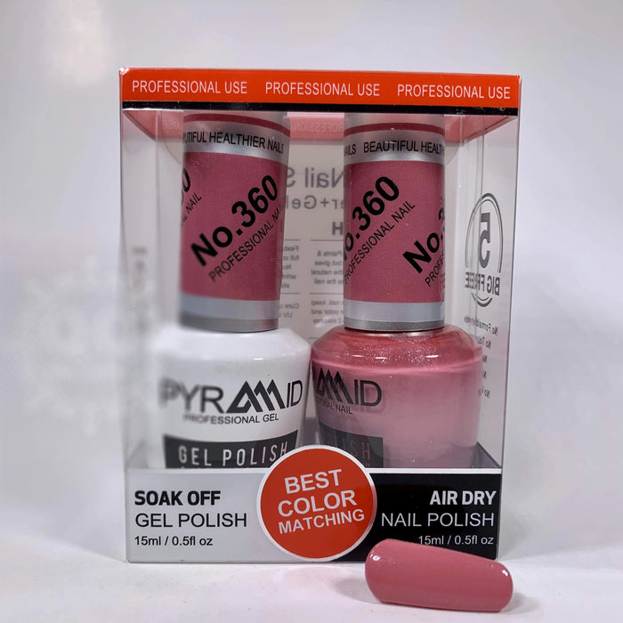 Pyramid Gel Polish + Nail Lacquer, 360, 0.5oz