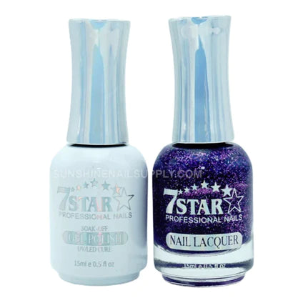 7 Star Nail Lacquer + Gel Polish Matching Pair, 360, 0.5oz