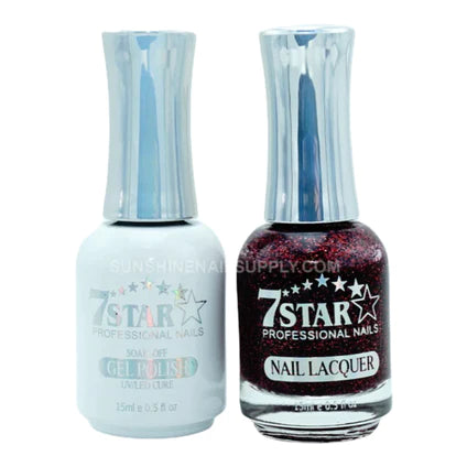 7 Star Nail Lacquer + Gel Polish Matching Pair, 362, 0.5oz