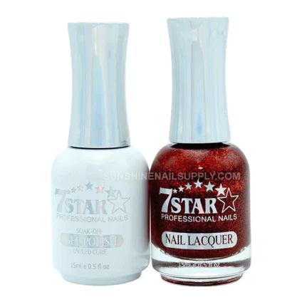 7 Star Nail Lacquer + Gel Polish Matching Pair, 363, 0.5oz