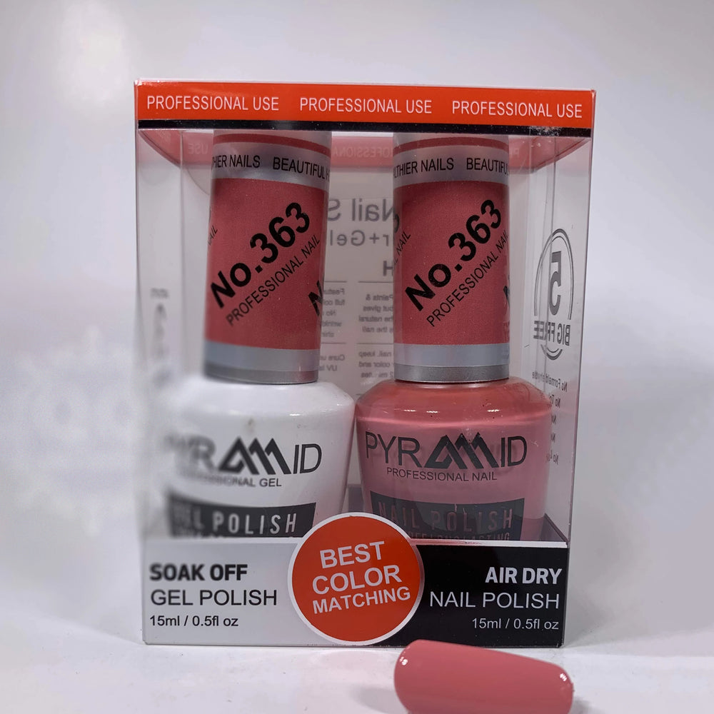 Pyramid Gel Polish + Nail Lacquer, 363, 0.5oz