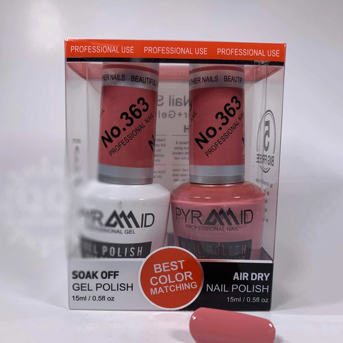 Pyramid Gel Polish + Nail Lacquer, 363, 0.5oz
