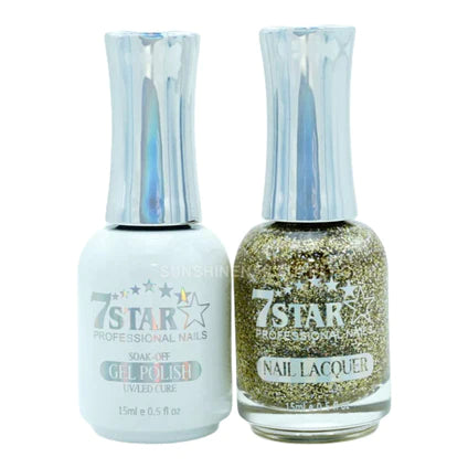 7 Star Nail Lacquer + Gel Polish Matching Pair, 369, 0.5oz