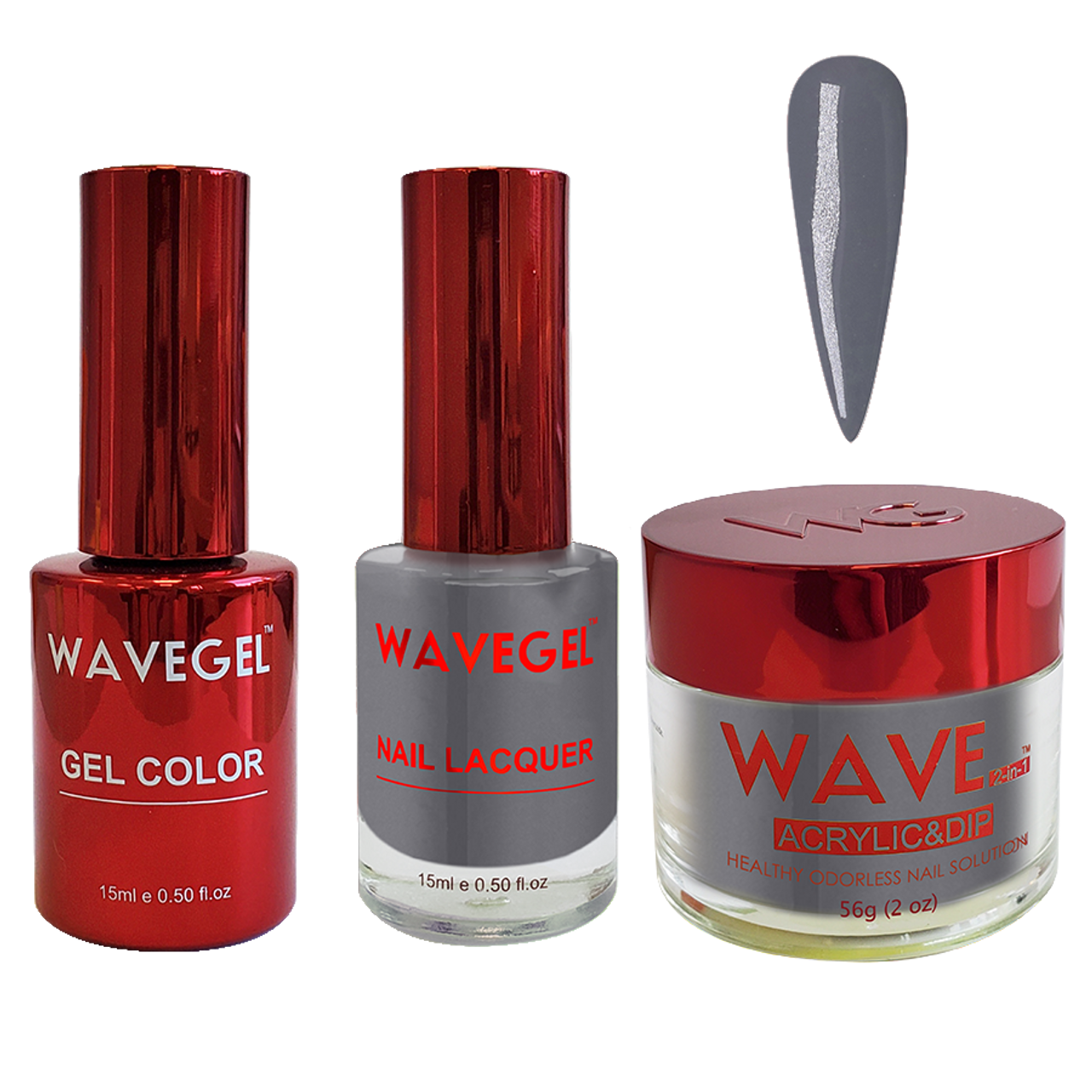 Wave Gel 4in1 Dipping Powder + Gel Polish + Nail Lacquer, QUEEN Collection, 036, Tsarina