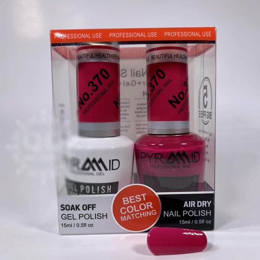 Pyramid Gel Polish + Nail Lacquer, 370, 0.5oz