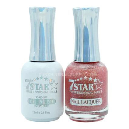 7 Star Nail Lacquer + Gel Polish Matching Pair, 373, 0.5oz