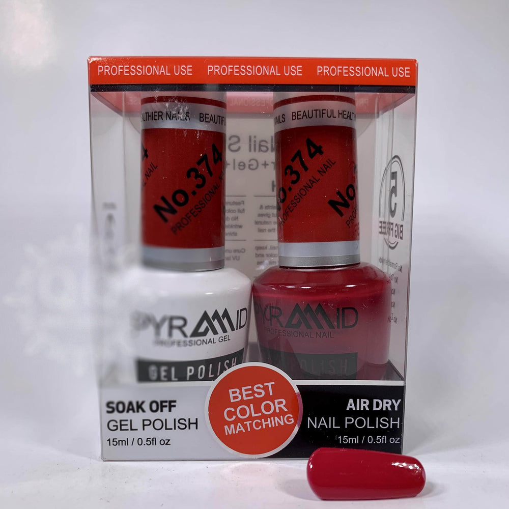 Pyramid Gel Polish + Nail Lacquer, 374, 0.5oz