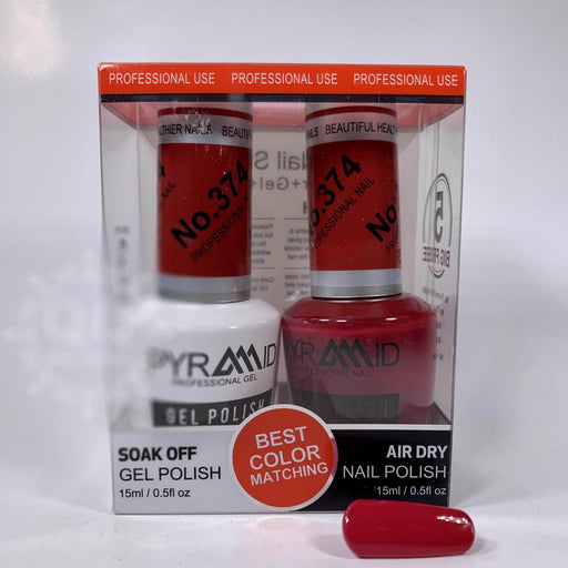 Pyramid Gel Polish + Nail Lacquer, 374, 0.5oz