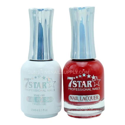 7 Star Nail Lacquer + Gel Polish Matching Pair, 375, 0.5oz