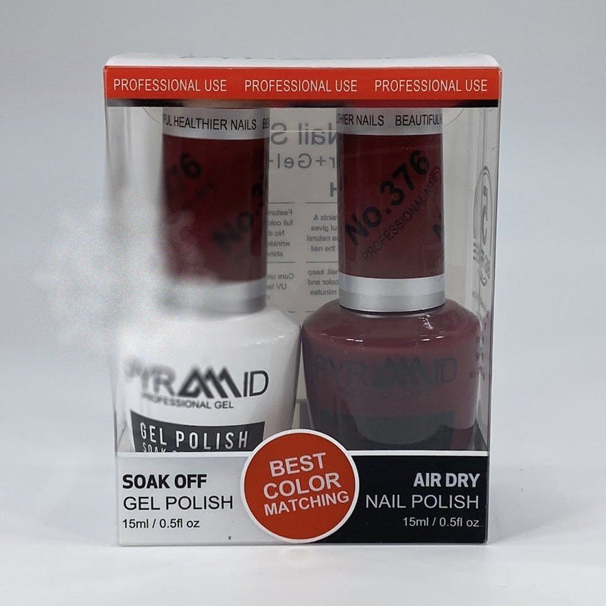 Pyramid Gel Polish + Nail Lacquer, 376, 0.5oz