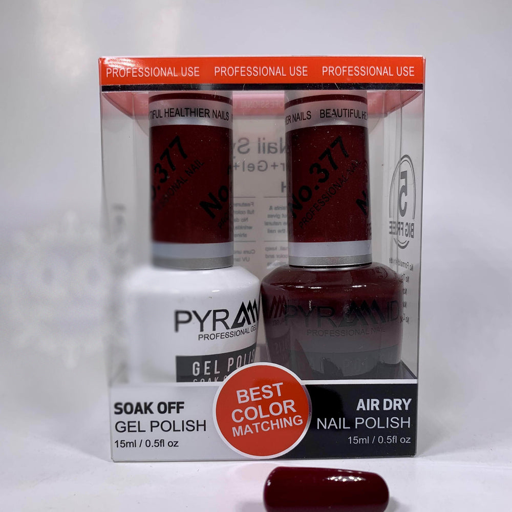 Pyramid Gel Polish + Nail Lacquer, 377, 0.5oz