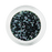 Cre8tion Nail Art Designed Confetti Glitter, 037, Round 1/24", Black, 0.5oz, 1101-0478 BB