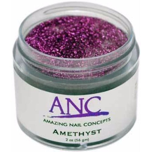 ANC Dipping Powder, 2OP037, Amethyst Glitter, 2oz, 600037 KK