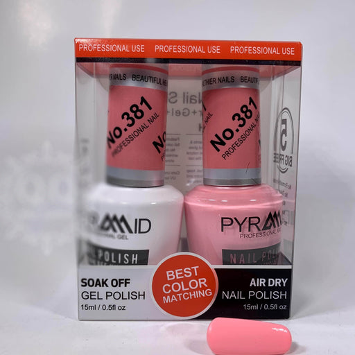 Pyramid Gel Polish + Nail Lacquer, 381, 0.5oz