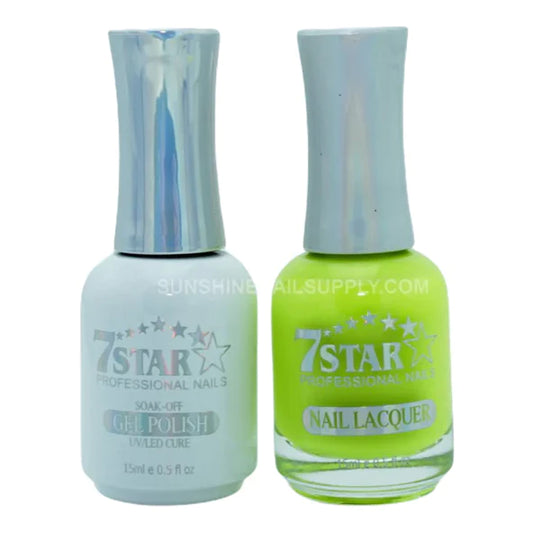 7 Star Nail Lacquer + Gel Polish Matching Pair, 381, 2oz