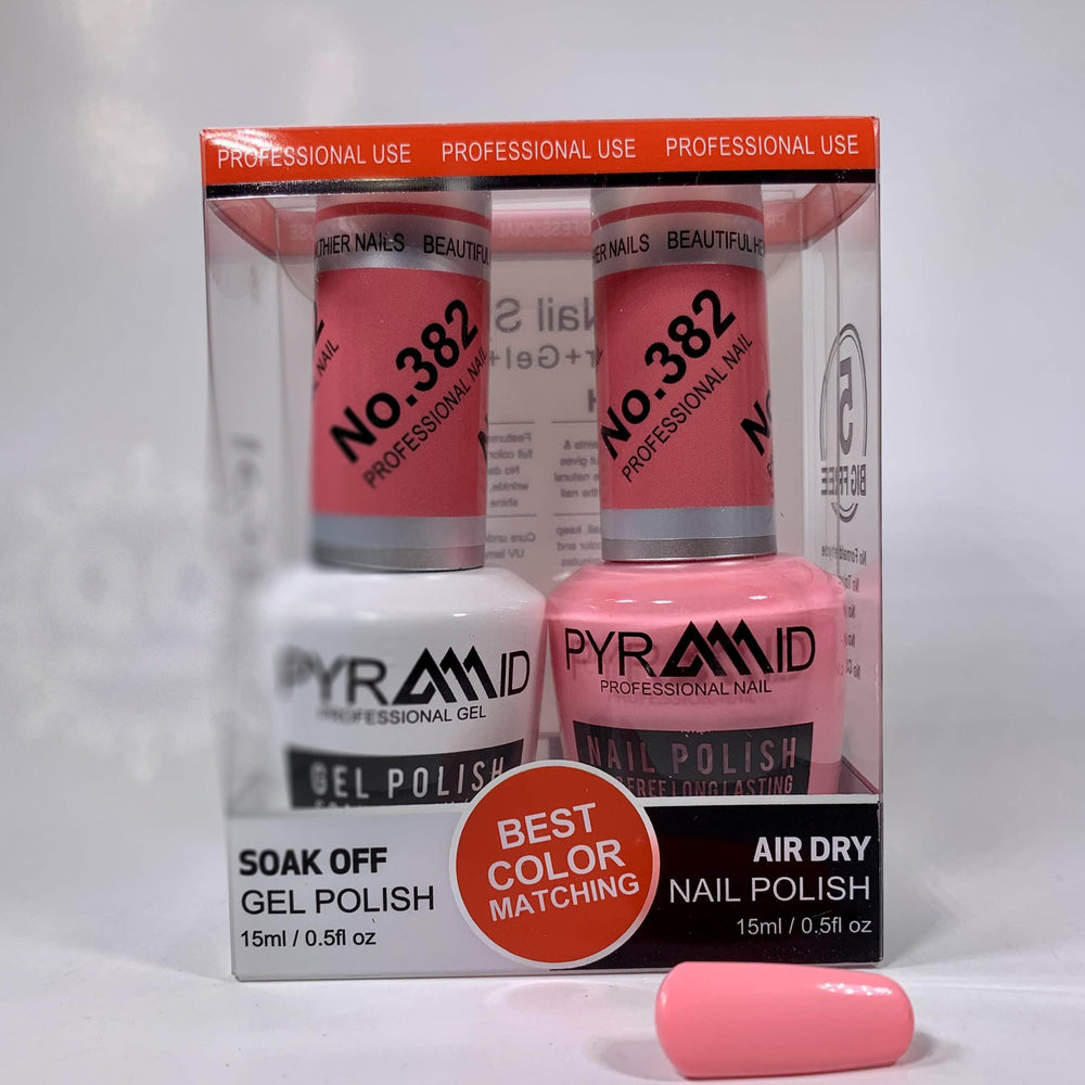 Pyramid Gel Polish + Nail Lacquer, 382, 0.5oz