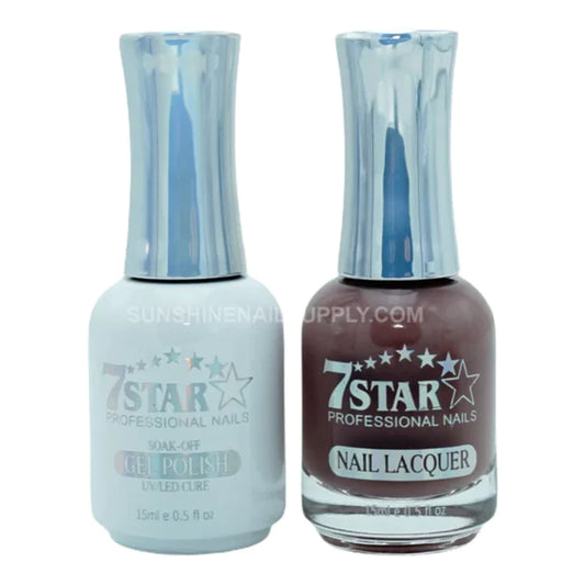 7 Star Nail Lacquer + Gel Polish Matching Pair, 382, 2oz