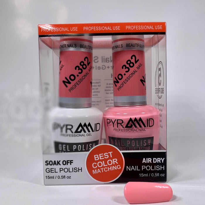 Pyramid Gel Polish + Nail Lacquer, 382, 0.5oz