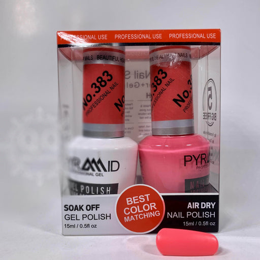 Pyramid Gel Polish + Nail Lacquer, 383, 0.5oz