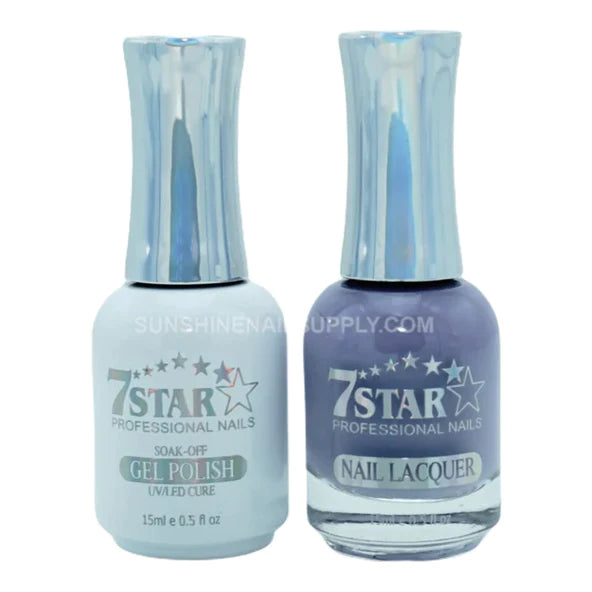 7 Star Nail Lacquer + Gel Polish Matching Pair, 383, 2oz