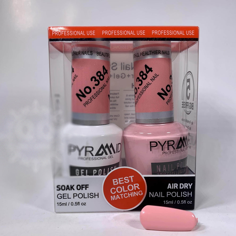 Pyramid Gel Polish + Nail Lacquer, 384, 0.5oz