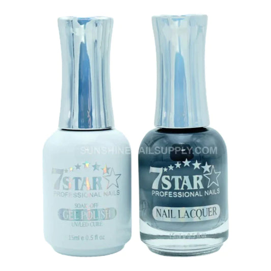 7 Star Nail Lacquer + Gel Polish Matching Pair, 384, 2oz