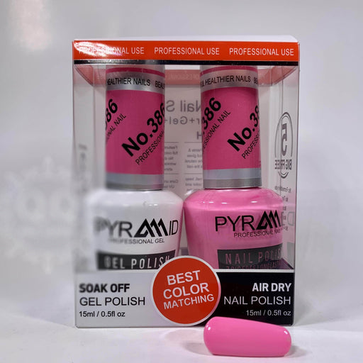 Pyramid Gel Polish + Nail Lacquer, 386, 0.5oz