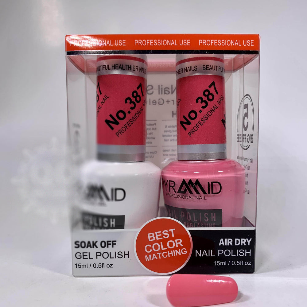 Pyramid Gel Polish + Nail Lacquer, 387, 0.5oz