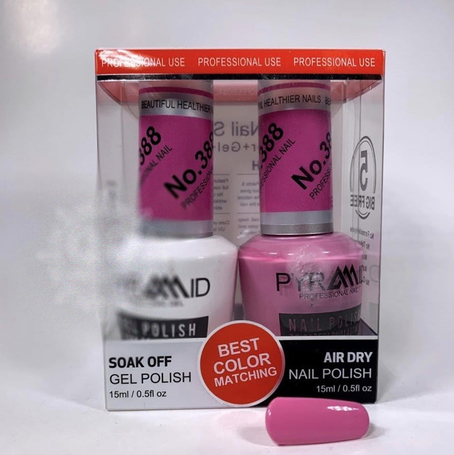 Pyramid Gel Polish + Nail Lacquer, 388, 0.5oz