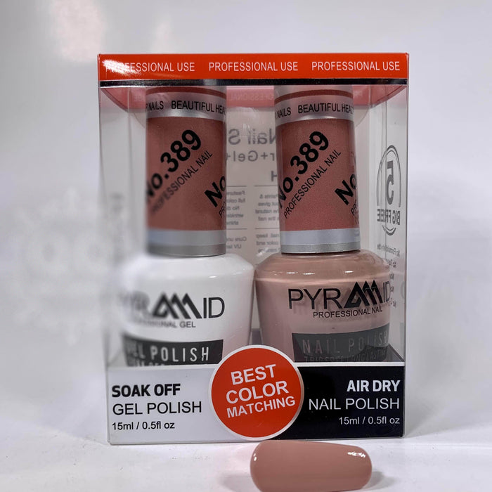 Pyramid Gel Polish + Nail Lacquer, 389, 0.5oz