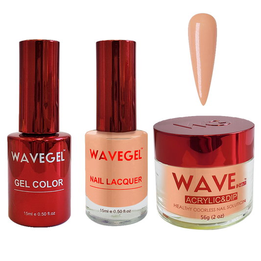 Wave Gel 4in1 Dipping Powder + Gel Polish + Nail Lacquer, QUEEN Collection, 038, Sahara Sand