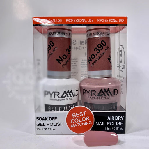 Pyramid Gel Polish + Nail Lacquer, 390, 0.5oz
