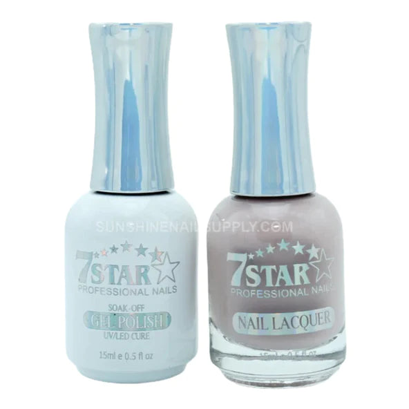 7 Star Nail Lacquer + Gel Polish Matching Pair, 390, 2oz