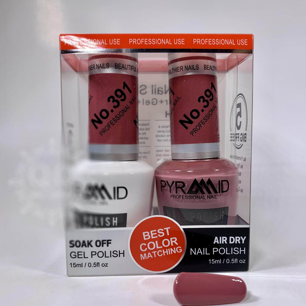 Pyramid Gel Polish + Nail Lacquer, 391, 0.5oz