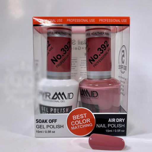 Pyramid Gel Polish + Nail Lacquer, 392, 0.5oz