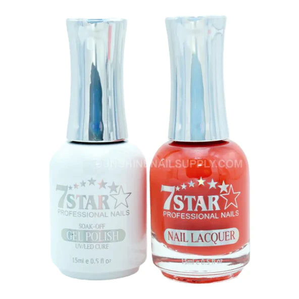 7 Star Nail Lacquer + Gel Polish Matching Pair, 392, 2oz